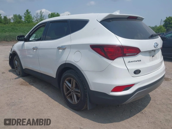 2017 Hyundai Santa Fe 2.4L with VIN 5XYZTDLB0HG383382, listed as a IAAI auction lot 42433450 with 136,610 mi miles and . Bid and sale history available at DreamBid. Image 3.