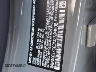 2021 MINI Hardtop 4 Door Oxford Edition with VIN WMWXU7C03M2N94906, listed as a Copart auction lot 75537424 with Not provided miles and Non repairable. Bid and sale history available at DreamBid. Image 13.