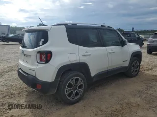 2017 Jeep Renegade Limited with VIN ZACCJBDB3HPE88030, listed as a Copart auction lot 60528245 with 101,606 mi miles and Salvage title. Bid and sale history available at DreamBid. Image 3.