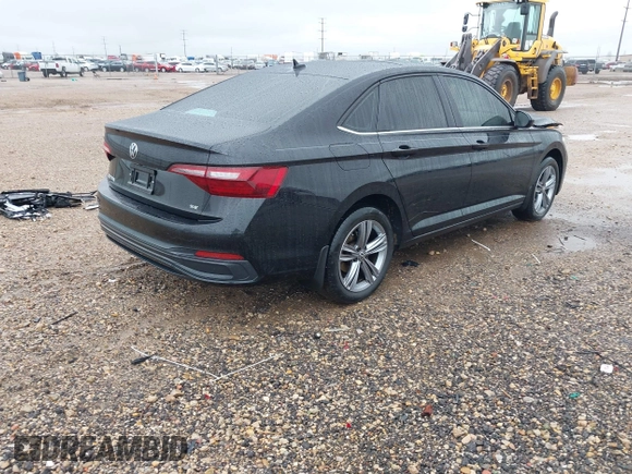 2023 Volkswagen Jetta SE with VIN 3VW7M7BU9PM013345, listed as a IAAI auction lot 42203990 with 15,859 mi miles and . Bid and sale history available at DreamBid. Image 4.