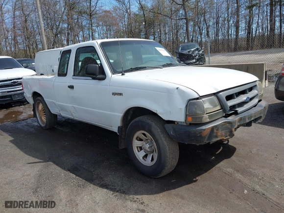 1999 Ford Ranger XL with VIN 1FTYR14V5XTB14122, listed as a IAAI auction lot 41829203 with 187,576 mi miles. Bid and sale history available at carsss.com. Image 1.