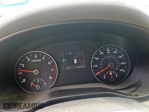 2019 Kia Sportage EX with VIN KNDPN3AC6K7507618, listed as a Copart auction lot 57668165 with 58,018 mi miles and Clean title. Bid and sale history available at DreamBid. Image 9.