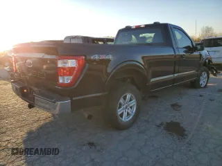 2022 Ford F-150 XL with VIN 1FTMF1E52NKE30280, listed as a Copart auction lot 81897094 with 61,210 mi miles and Salvage Title. Bid and sale history available at DreamBid. Image 3.