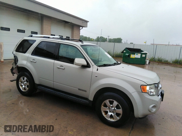 2008 Ford Escape Limited with VIN 1FMCU94108KB33832, listed as a IAAI auction lot 36684133 with 199,192 mi miles. Bid and sale history available at carsss.com. Image 1.