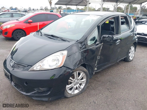 2009 Honda Fit Sport with VIN JHMGE88449S063396, listed as a IAAI auction lot 41773616 with 72,582 mi miles. Bid and sale history available at carsss.com. Image 16.