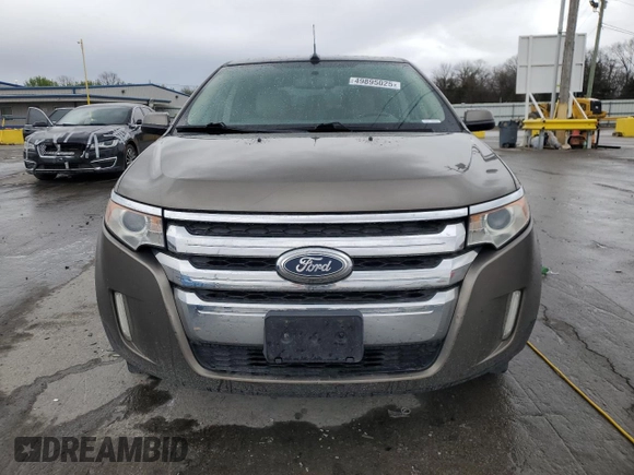 2013 Ford Edge SEL with VIN 2FMDK3JC3DBA73014, listed as a Copart auction lot 49895025 with 169,132 mi miles and Salvage Title. Bid and sale history available at carsss.com. Image 5.