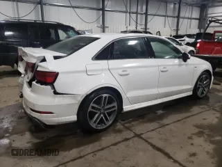 2018 Audi A3 Sedan Premium Plus with VIN WAUJ8GFF9J1069070, listed as a Copart auction lot 41606874 with 43,063 mi miles. Bid and sale history available at carsss.com. Image 3.