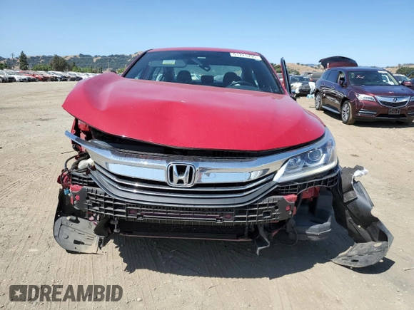 2016 Honda Accord Sport with VIN 1HGCR2F56GA203997, listed as a Copart auction lot 61223795 with 76,042 mi miles and Salvage title. Bid and sale history available at DreamBid. Image 5.
