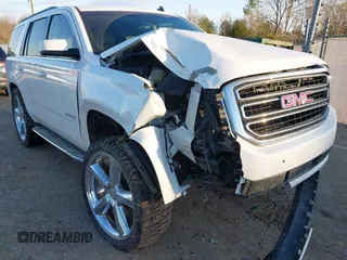2015 GMC Yukon SLT with VIN 1GKS1BKC5FR240453, listed as a IAAI auction lot 41316793 with 1 mi miles. Bid and sale history available at carsss.com. Image 6.