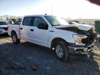2019 Ford F-150 XL with VIN 1FTEW1CP7KFB76563, listed as a Copart auction lot 50186105 with 84,375 mi miles and Salvage Title. Bid and sale history available at carsss.com. Image 4.