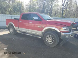 2015 Ram 2500 Laramie with VIN 3C6UR5FL2FG600407, listed as a Copart auction lot 50153195 with 201,064 mi miles and Salvage Title. Bid and sale history available at carsss.com. Image 4.