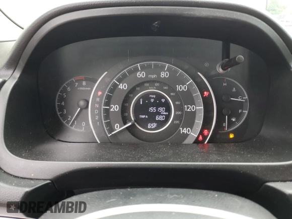 2014 Honda CR-V EX with VIN 5J6RM4H53EL039622, listed as a Copart auction lot 54122315 with 155,190 mi miles and Clean Title. Bid and sale history available at carsss.com. Image 9.