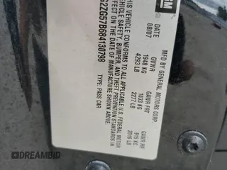 2008 Pontiac G6 with VIN 1G2ZG57B684130798, listed as a Copart auction lot 56187935 with 131,069 mi miles and Salvage title. Bid and sale history available at DreamBid. Image 13.