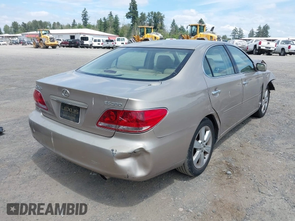 2005 Lexus ES 350 with VIN JTHBA30G955085868, listed as a IAAI auction lot 42586900 with 136,948 mi miles and . Bid and sale history available at DreamBid. Image 4.