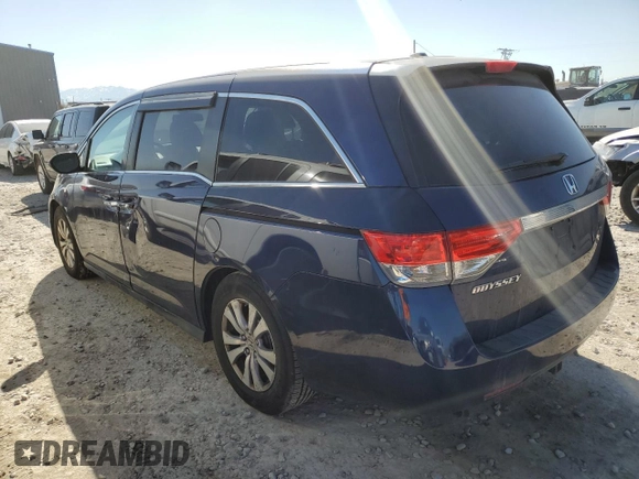 2014 Honda Odyssey EX-L with VIN 5FNRL5H66EB114159, listed as a Copart auction lot 52804175 with 205,234 mi miles and Salvage Title. Bid and sale history available at DreamBid. Image 2.