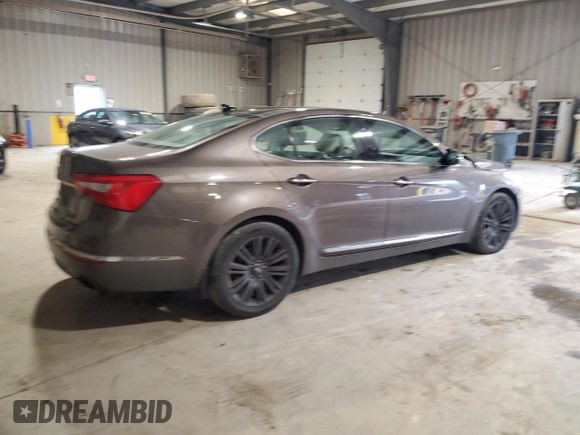 2014 Kia Cadenza Premium with VIN KNALN4D76E5152286, listed as a Copart auction lot 80848754 with 89,719 mi miles and Salvage Title. Bid and sale history available at carsss.com. Image 3.