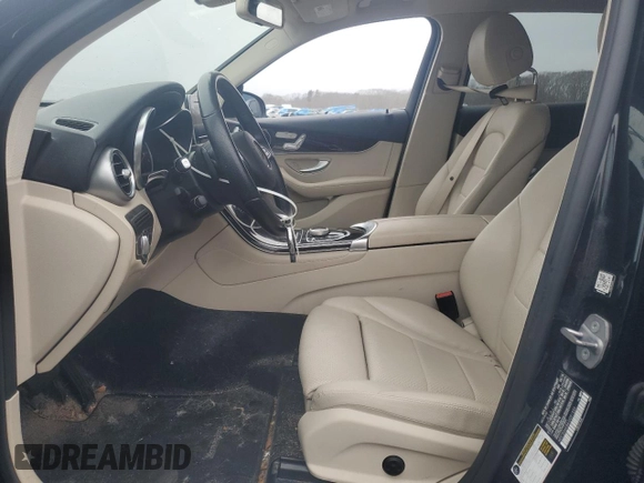 2018 Mercedes-Benz GLC with VIN WDC0G4KB4JV091533, listed as a Copart auction lot 51199755 with 33,567 mi miles and Salvage Title. Bid and sale history available at carsss.com. Image 7.