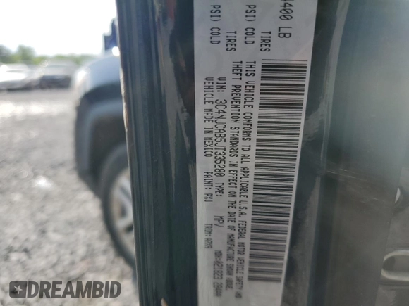2018 Jeep Compass Sport с VIN 3C4NJCAB5JT335280, выставлен на аукционе Copart как лот 54524935 с пробегом 104 436 миль миль и Списание • Salvage title. История ставок и продаж доступна на DreamBid. Изображение 12.