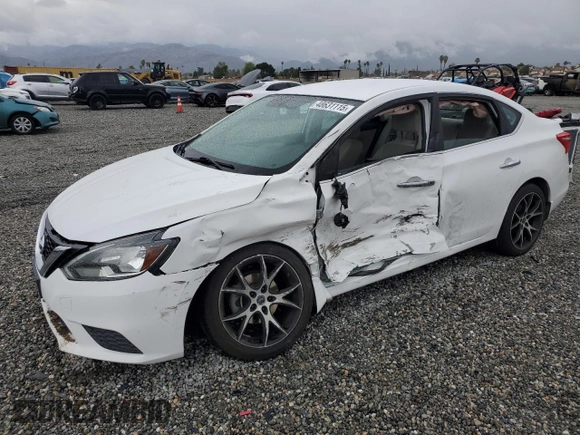 2016 Nissan Sentra S with VIN 3N1AB7APXGY279575, listed as a Copart auction lot 48631115 with 90,022 mi miles and Salvage Title. Bid and sale history available at carsss.com. Image 1.