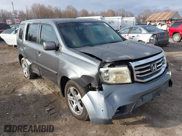 2012 Honda Pilot EX-L with VIN 5FNYF4H50CB074243, listed as a IAAI auction lot 41881319 with 167,727 mi miles and . Bid and sale history available at DreamBid. Image 1.