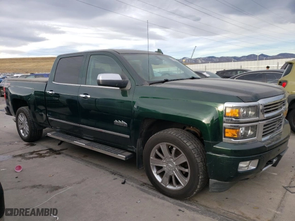 2015 Chevrolet Silverado 1500 High Country with VIN 3GCUKTEJXFG241308, listed as a Copart auction lot 81384654 with 104,860 mi miles and Clean Title. Bid and sale history available at carsss.com. Image 4.