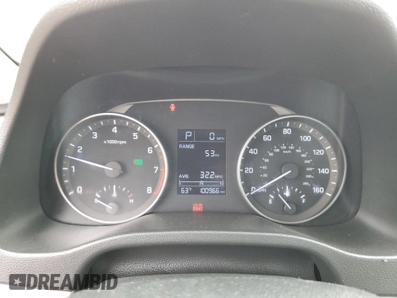 2017 Hyundai Elantra SE with VIN KMHD74LF9HU407819, listed as a Copart auction lot 53100995 with 100,966 mi miles and Salvage title. Bid and sale history available at DreamBid. Image 9.