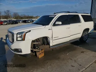2015 GMC Yukon XL Denali with VIN 1GKS2JKJ0FR164078, listed as a Copart auction lot 50421275 with 189,145 mi miles and Salvage Title. Bid and sale history available at carsss.com. Image 1.