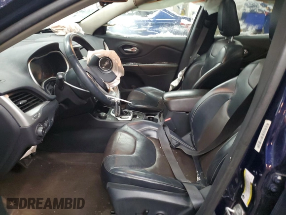 2014 Jeep Cherokee Limited with VIN 1C4PJMDB7EW202563, listed as a Copart auction lot 44465125 with 185,245 mi miles and Non repairable. Bid and sale history available at DreamBid. Image 7.
