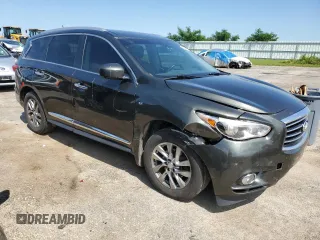 2014 Infiniti QX60 with VIN 5N1AL0MM1EC516362, listed as a Copart auction lot 62990775 with 171,491 mi miles and Clean title. Bid and sale history available at DreamBid. Image 4.
