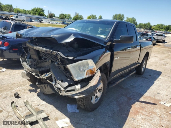 2010 Dodge Ram 1500 ST with VIN 1D7RV1GP1AS109788, listed as a Copart auction lot 61017744 with 143,332 mi miles and Salvage Title. Bid and sale history available at carsss.com. Image 1.