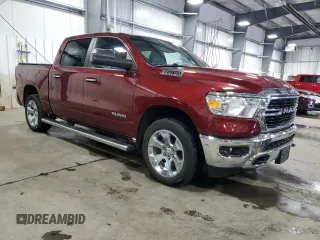 2019 Ram 1500 Big Horn/Lone Star with VIN 1C6SRFFT0KN586554, listed as a Copart auction lot 50652495 with 120,426 mi miles and Salvage Title. Bid and sale history available at carsss.com. Image 4.