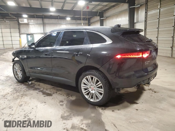 2018 Jaguar F-Pace 30t Portfolio with VIN SADCN2GX8JA321975, listed as a Copart auction lot 85419414 with 121,994 mi miles and Salvage title. Bid and sale history available at DreamBid. Image 2.