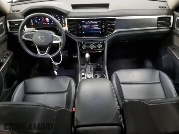 2023 Volkswagen Atlas SEL R-Line Black with VIN 1V2SR2CA6PC508575, listed as a Copart auction lot 48376905 with 35,327 mi miles and Salvage title. Bid and sale history available at DreamBid. Image 8.