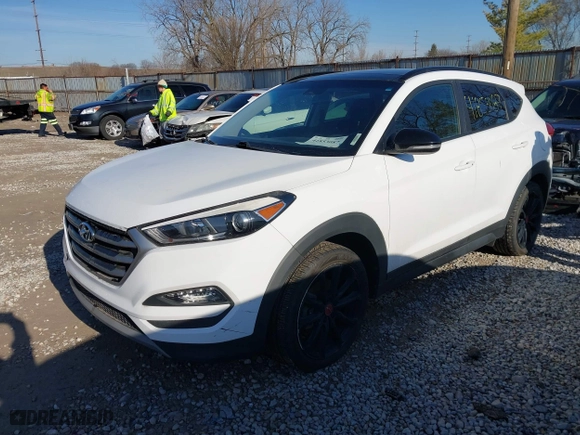 2017 Hyundai Tucson Value with VIN KM8J33A28HU533047, listed as a IAAI auction lot 41853087 with 74,238 mi miles. Bid and sale history available at carsss.com. Image 17.