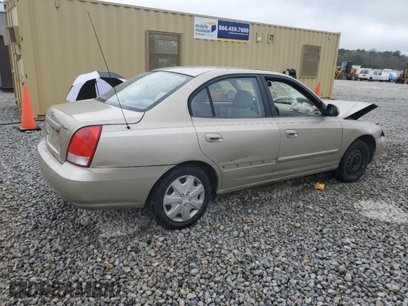 2003 Hyundai Elantra GLS z VIN KMHDN45D43U663926, wystawiony jako Copart lot #50036625 z przebiegiem 152 174 mil mil oraz Szkoda całkowita • Salvage title. Historia ofert i sprzedaży dostępna na DreamBid. Obrazek 3.