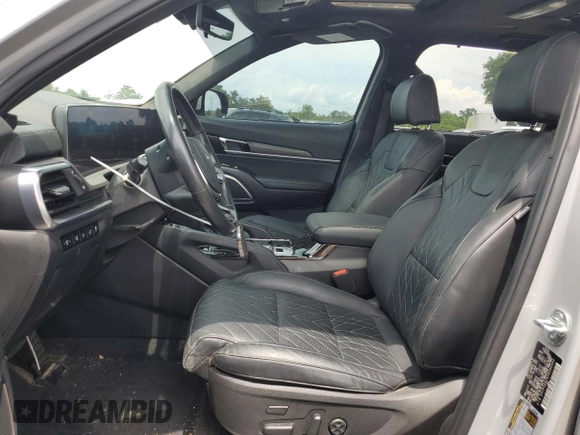 2023 Kia Telluride SX Prestige X-Pro z VIN 5XYP5DGC6PG386905, wystawiony jako Copart lot #55632725 z przebiegiem 35 982 mil mil oraz Nie do naprawy • Non repairable. Historia ofert i sprzedaży dostępna na DreamBid. Obrazek 7.