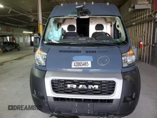 2021 Ram ProMaster Cargo with VIN 3C6MRVJG8ME535291, listed as a Copart auction lot 53584985 with 107,340 mi miles and Salvage Title. Bid and sale history available at carsss.com. Image 5.
