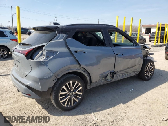 2021 Nissan Kicks SR with VIN 3N1CP5DV8ML474978, listed as a Copart auction lot 48750975 with 74,988 mi miles and Salvage Title. Bid and sale history available at carsss.com. Image 3.