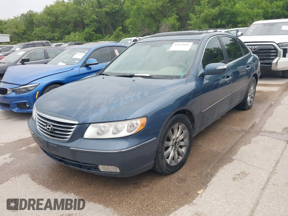 2009 Hyundai Azera Limited with VIN KMHFC46F59A357312, listed as a IAAI auction lot 42070962 with 132,119 mi miles and . Bid and sale history available at DreamBid. Image 2.