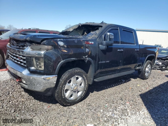 2021 Chevrolet Silverado 2500HD LTZ with VIN 1GC1YPEY2MF253456, listed as a Copart auction lot 48024595 with 0 mi miles and Non Repairable. Bid and sale history available at carsss.com. Image 1.