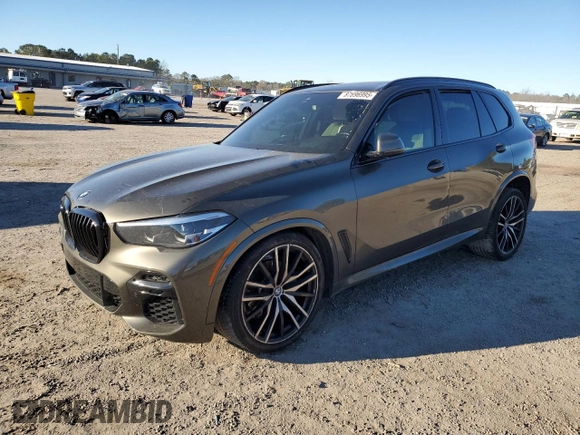 2022 BMW X5 sDrive40i with VIN 5UXCR4C02N9J39621, listed as a Copart auction lot 87696995 with 0 mi miles and Salvage Title. Bid and sale history available at carsss.com. Image 1.