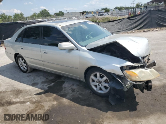 2000 Toyota Avalon XL with VIN 4T1BF28B4YU059562, listed as a Copart auction lot 58356285 with Not provided miles and Salvage title. Bid and sale history available at DreamBid. Image 4.