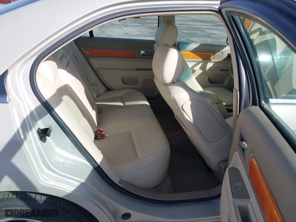 2008 Lincoln MKZ with VIN 3LNHM26T68R626650, listed as a IAAI auction lot 41685211 with 52,373 mi miles. Bid and sale history available at carsss.com. Image 8.