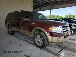 2012 Ford Expedition Max King Ranch с VIN 1FMJK1H50CEF62701, выставлен на аукционе Copart как лот 62899155 с пробегом 233 507 миль миль и Списание • Salvage title. История ставок и продаж доступна на DreamBid. Изображение 4.