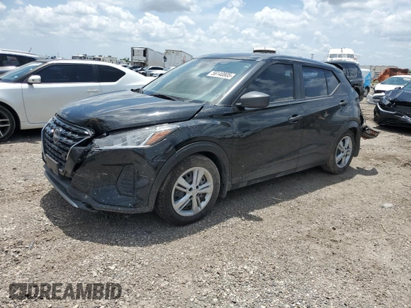 2022 Nissan Kicks S z VIN 3N1CP5BV1NL511552, wystawiony jako Copart lot #56140805 z przebiegiem 70 067 mil mil oraz Szkoda całkowita • Salvage title. Historia ofert i sprzedaży dostępna na DreamBid. Obrazek 1.