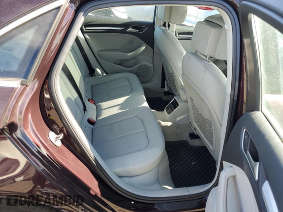 2015 Audi A3 2.0T Premium Plus with VIN WAUEFGFF0F1038059, listed as a Copart auction lot 61135833 with 58,787 mi miles. Bid and sale history available at carsss.com. Image 10.