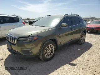 2019 Jeep Cherokee Latitude z VIN 1C4PJLCB1KD428925, wystawiony jako Copart lot #47009165 z przebiegiem 80 214 mil mil oraz Szkoda całkowita • Salvage title. Historia ofert i sprzedaży dostępna na DreamBid. Obrazek 1.