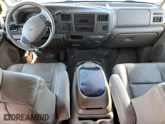 2003 Ford Excursion Limited z VIN 1FMNU43S63EB44315, wystawiony jako Copart lot #83661914 z przebiegiem 265 785 mil mil oraz Czysty tytuł • Clean title. Historia ofert i sprzedaży dostępna na DreamBid. Obrazek 8.