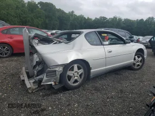 2002 Chevrolet Monte Carlo LS with VIN 2G1WW12E529272486, listed as a Copart auction lot 63662575 with Not provided miles and Salvage title. Bid and sale history available at DreamBid. Image 3.