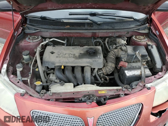 2006 Pontiac Vibe z VIN 5Y2SL65816Z462007, wystawiony jako Copart lot #56890505 z przebiegiem 228 018 mil mil oraz Szkoda całkowita • Salvage title. Historia ofert i sprzedaży dostępna na DreamBid. Obrazek 12.